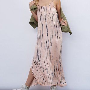 Silky Tie-Dye Maxi Dress